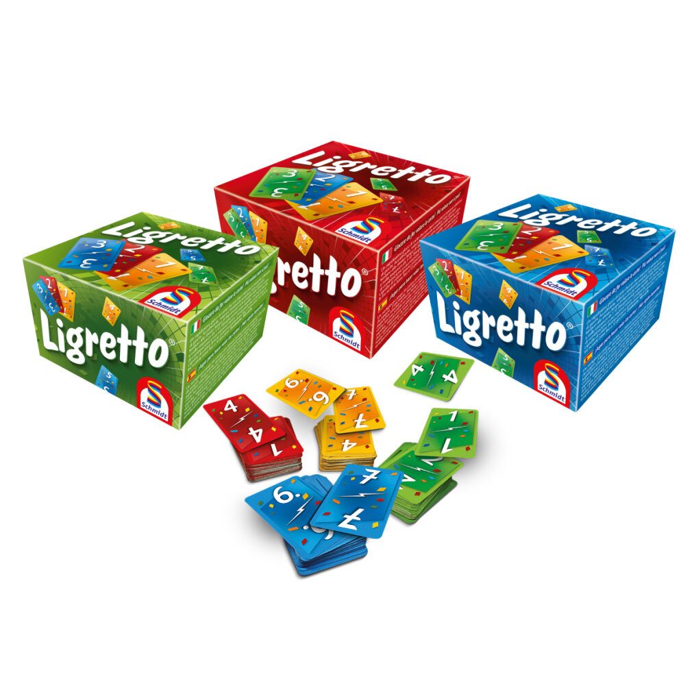 Spiel Ligretto - CERVENA