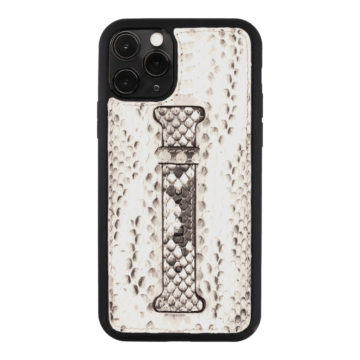 Handyhülle GOLDBLACK iPHONE 11 PRO LEDERHÜLLE MIT FINGERSCHLAUFE PYTHON NATURAL
