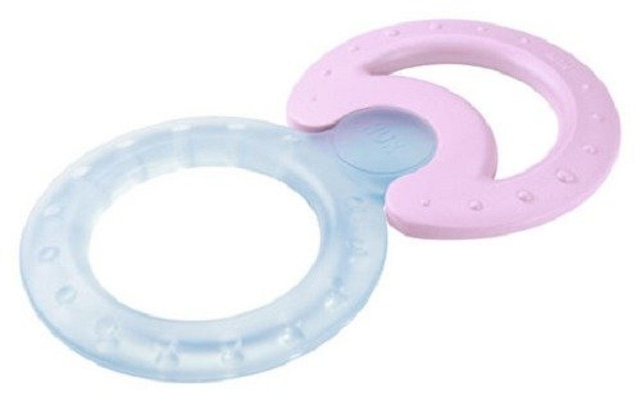 NUK Beißring NUK Kühlbeißring 2-teilig zur Massage & Kühlung made in Germany