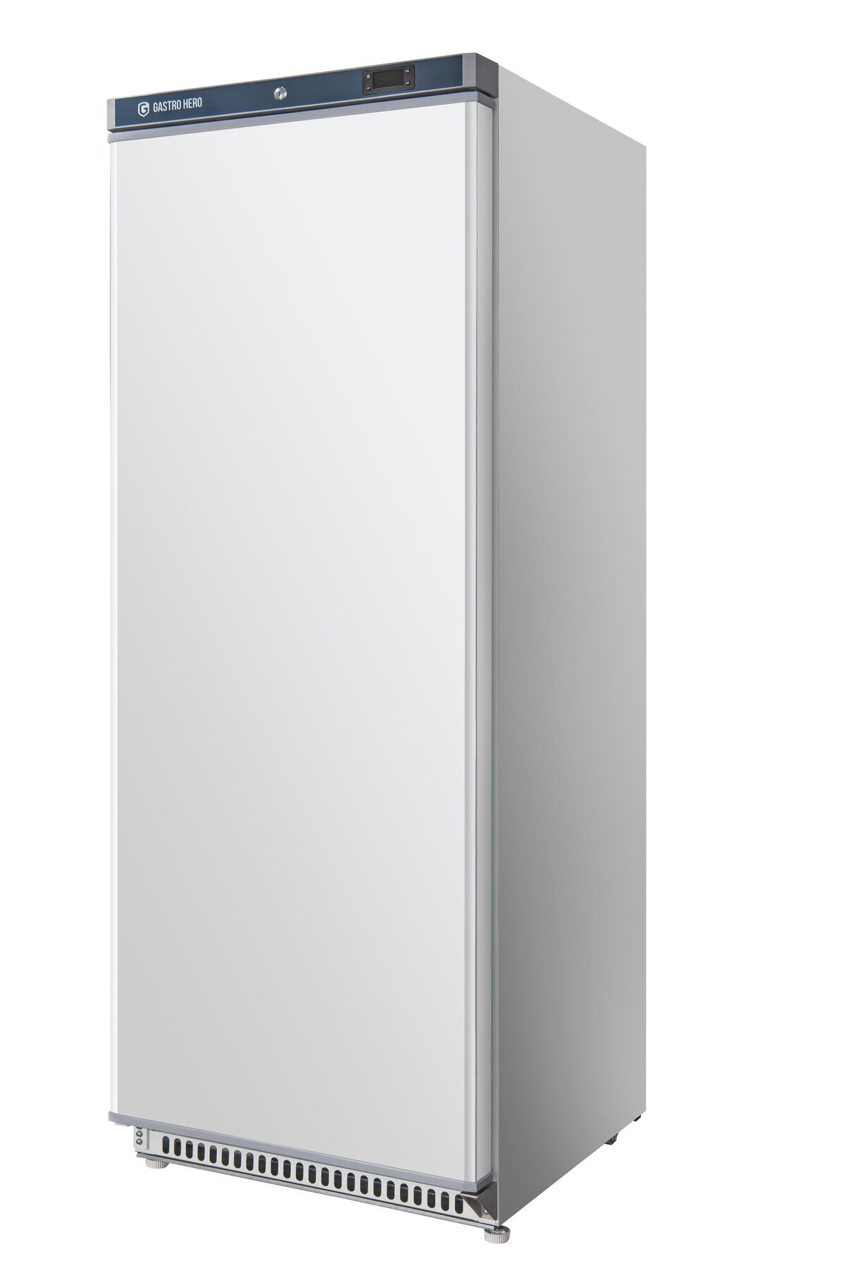 GastroHero Vollraumkühlschrank Lagerkühlschrank ECO 600 Weiß Umluftkühlung 562 Liter LKSE600, 190 cm hoch, 77.5 cm breit, geeignet für gekühlte Lebensmittel und Getränke im Profibereich