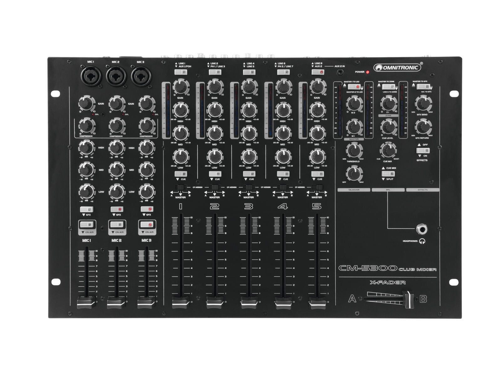 Mischpult OMNITRONIC CM-5300 Club-Mixer