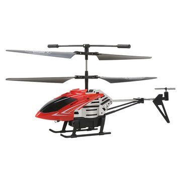 Kpaloft RC-Helikopter Ferngesteuerter Hubschrauber, 3.5-Kanal, RTF, 2,4GHz, mit LED Licht, Flugspielzeug, Höhe-Halten, rot, für Jungen, Erwachsene