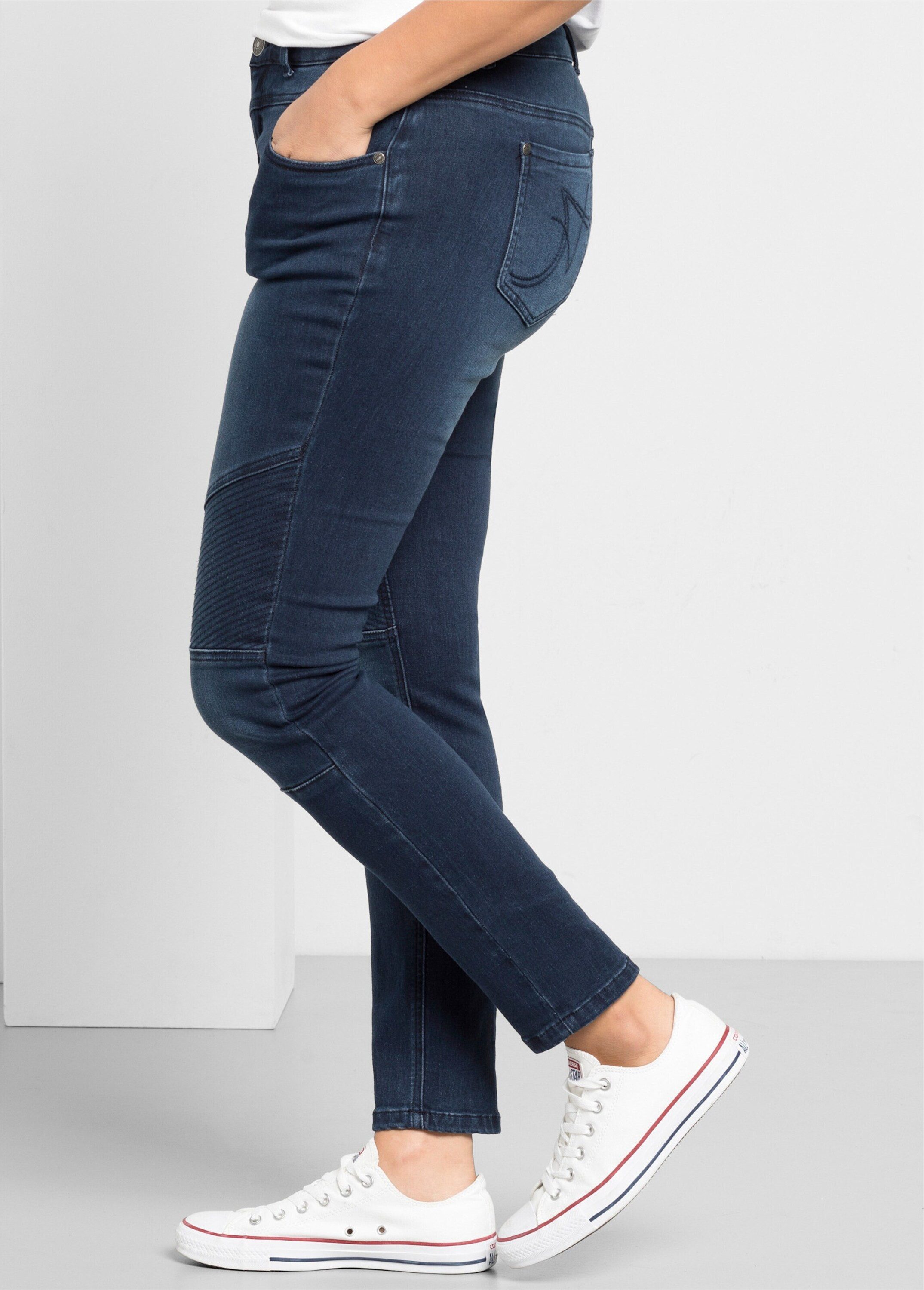 Sheego Bequeme Jeans Stretch-Jeans Power-Stretch-Qualität – Bild 3 von 5