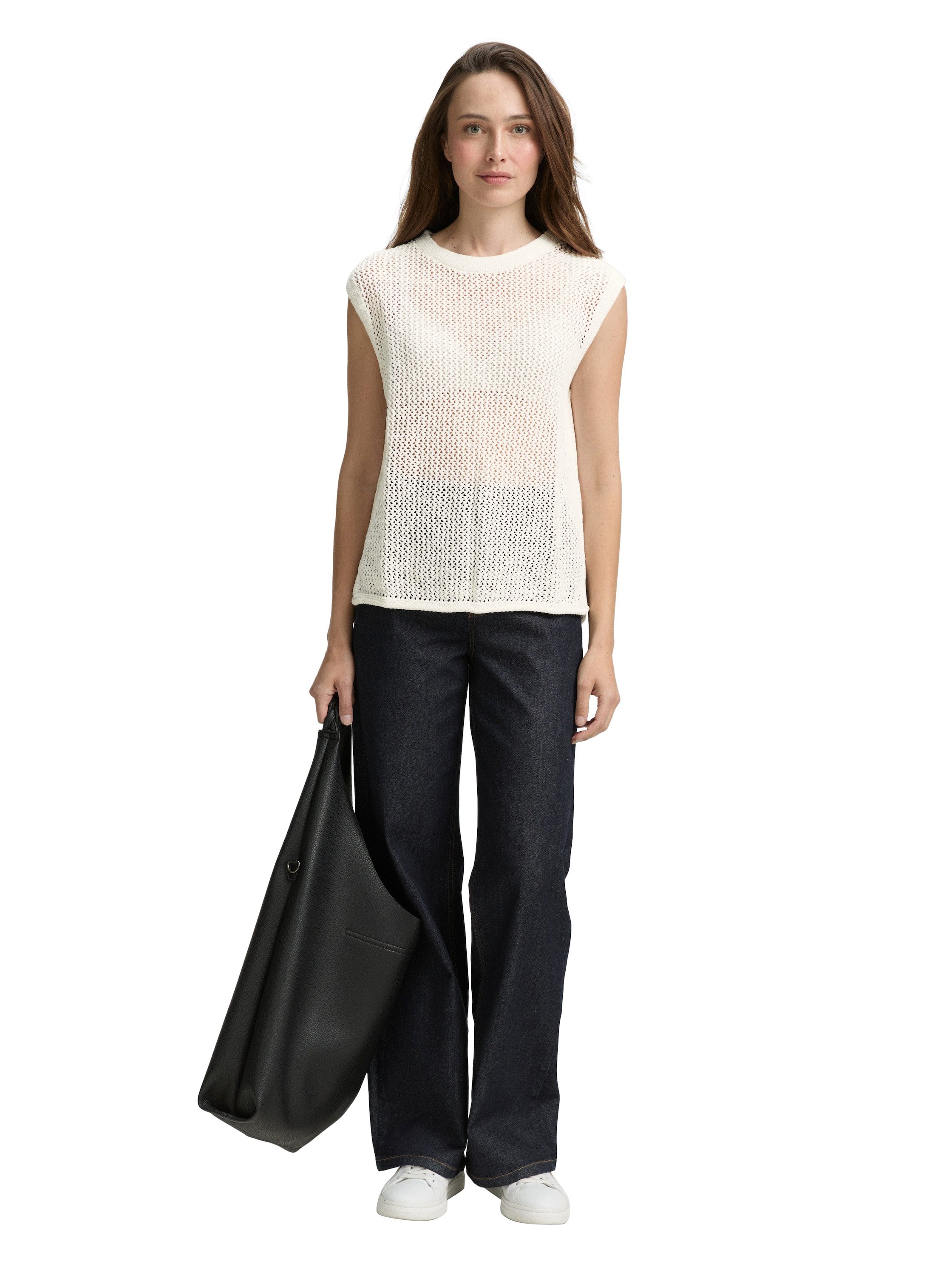 TOM TAILOR Pullunder mit Strickmuster