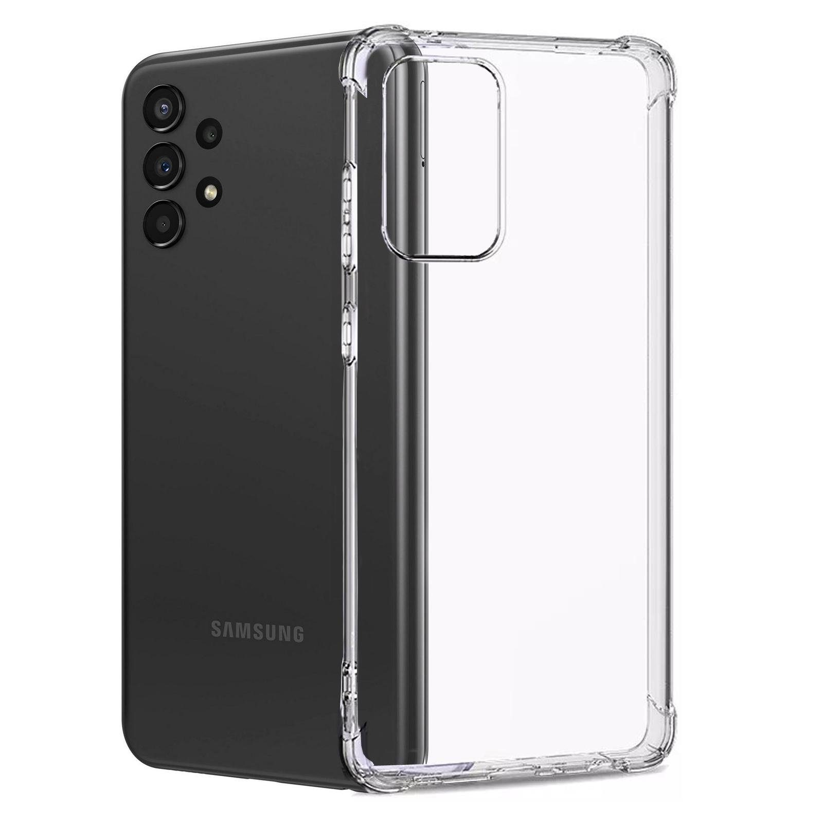 Numerva Handyhülle Anti Shock Case für Samsung Galaxy A04s, Air Bag Schutzhülle Handy Hülle Bumper Case