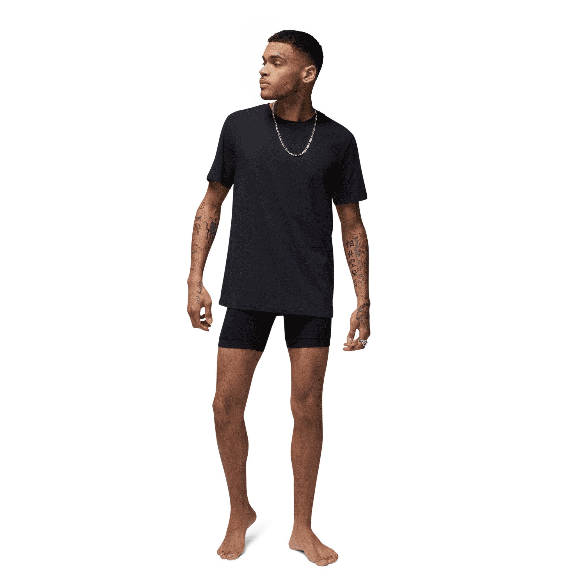 Jordan T-Shirt JHM FLIGHT BASE TEE 2PK (Packung, 2-tlg) sportlicher Stil, für Arbeit, Fitnessstudio und Freizeit