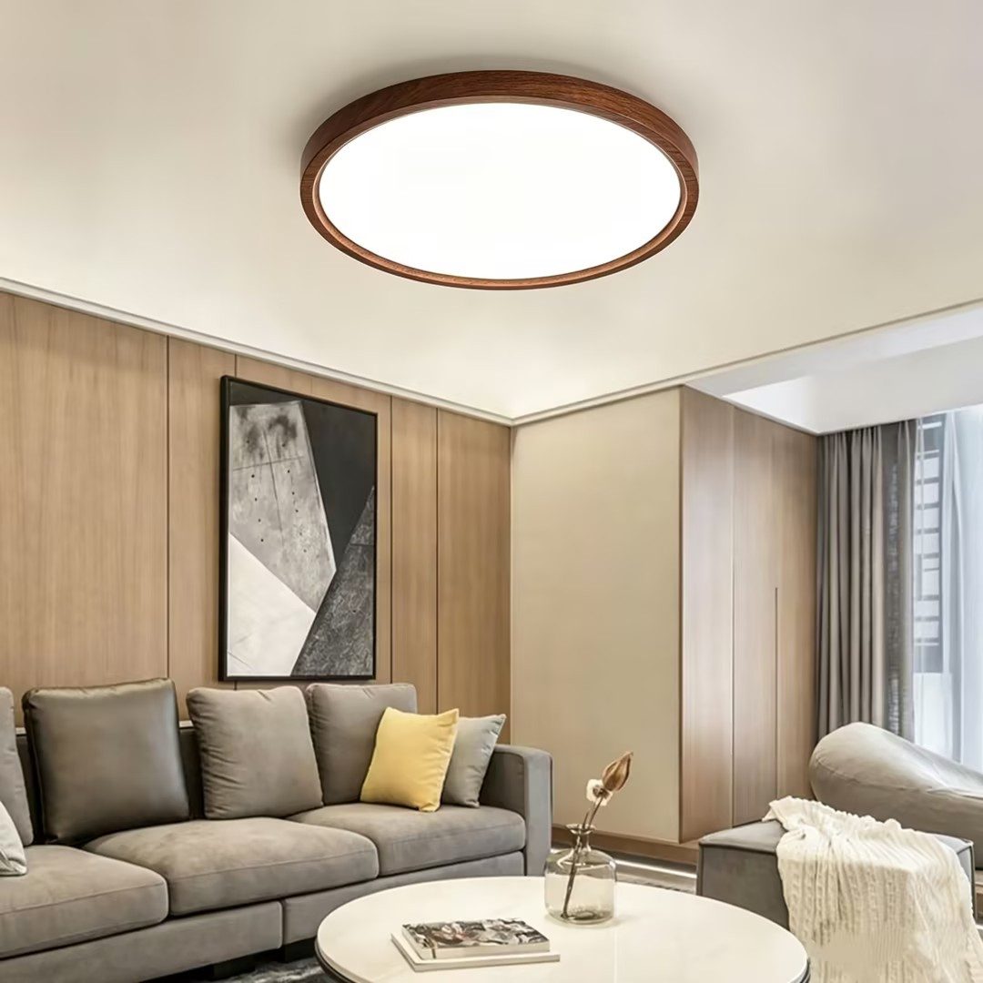 JDONG LED Deckenleuchte Flach Rund Ø23CM/30CM/40CM/50CM/60CM Deckenlampe, Rund Flach, 4000K Neutralweiß, Lamp für Wohnzimmer Schlafzimmer Küche Balkon Büro Flur