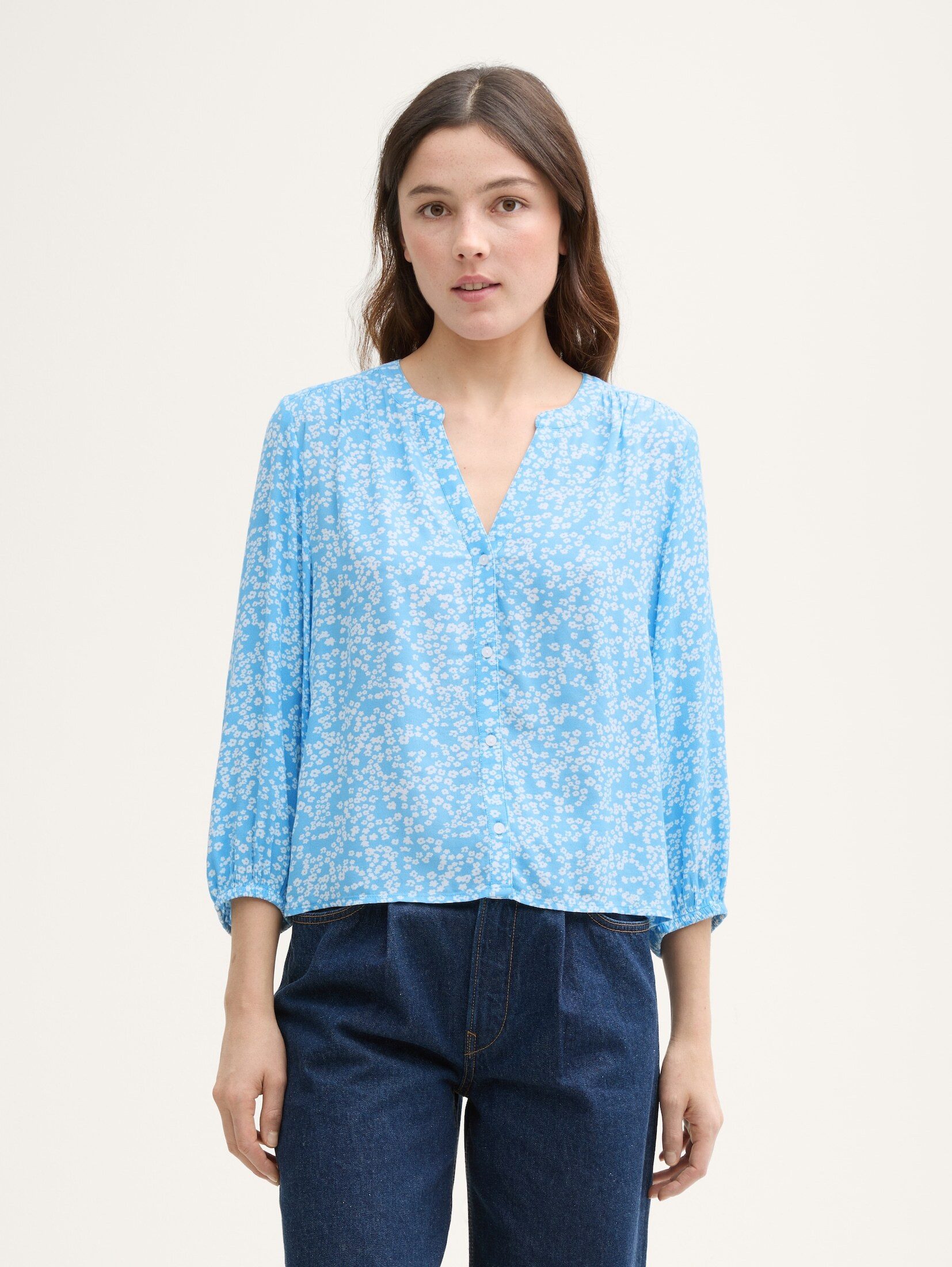 TOM TAILOR Denim Langarmbluse Loose Fit günstig online kaufen