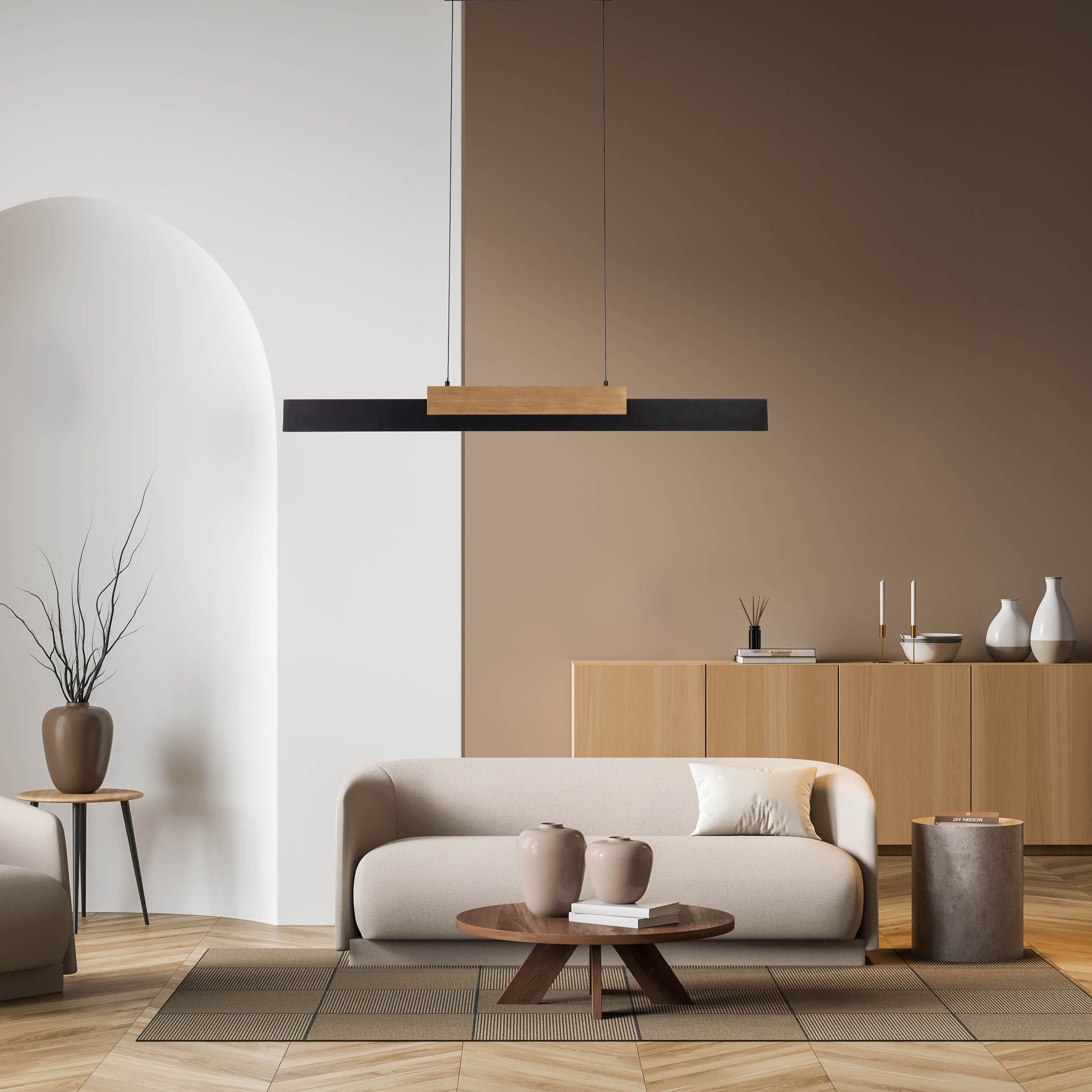 näve LED Pendelleuchte Wiebke, Dimmfunktion, Memoryfunktion, günstig online kaufen