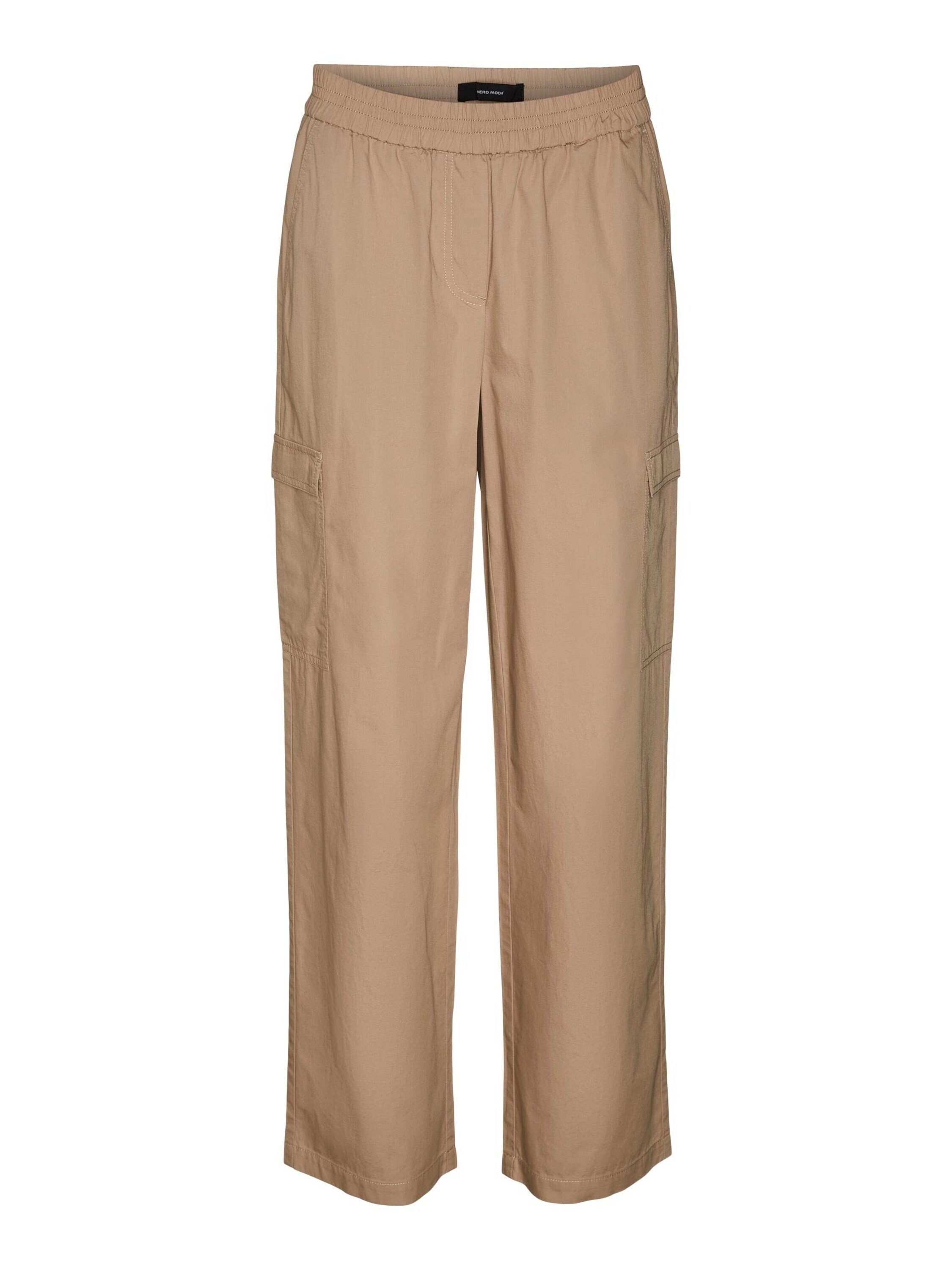 Vero Moda Cargohose FIATRIS (1-tlg) Drapiert/gerafft