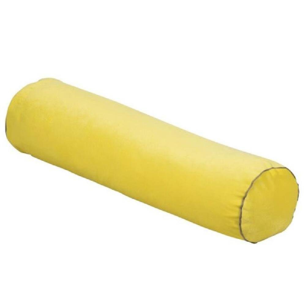 PAD Kissenhülle Kissenhülle Elegance für Nackenrolle Yellow Gelb (15x50cm)