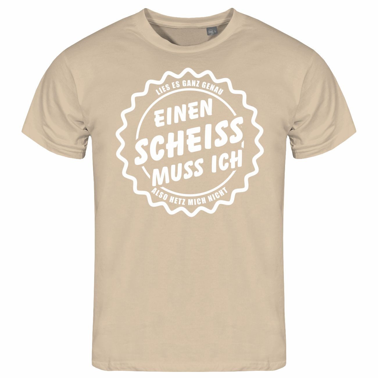 deinshirt Print-Shirt Herren T-Shirt Einen Scheiß günstig online kaufen