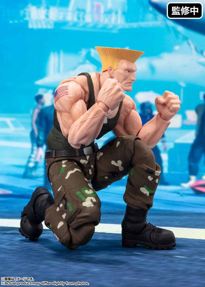 Bandai Tamashii Nations Actionfigur Street Fighter S.H. Figuarts Guile -Outfit 2- 16cm