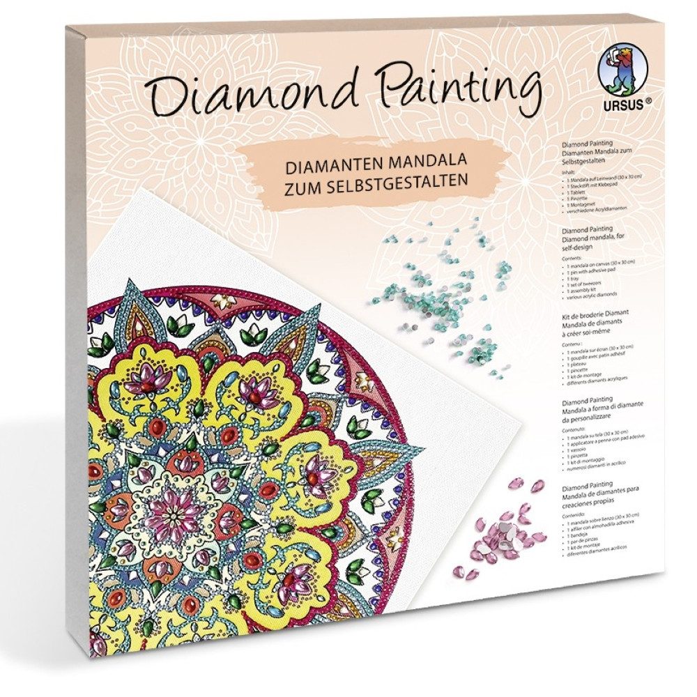 URSUS Sticker URSUS Diamond Painting Mandala Set 3