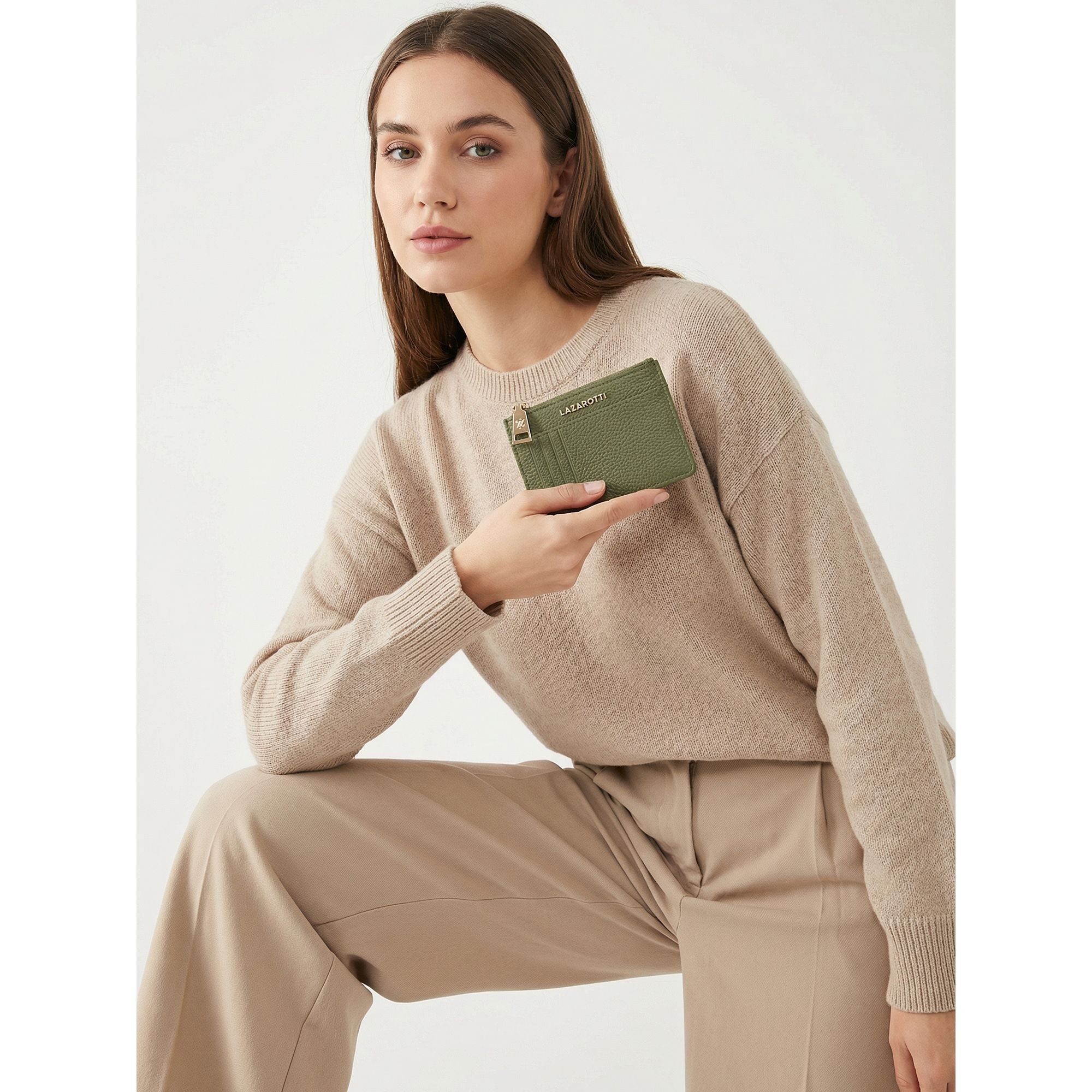 Lazarotti Schlüsseltasche Bologna Leather, Leder