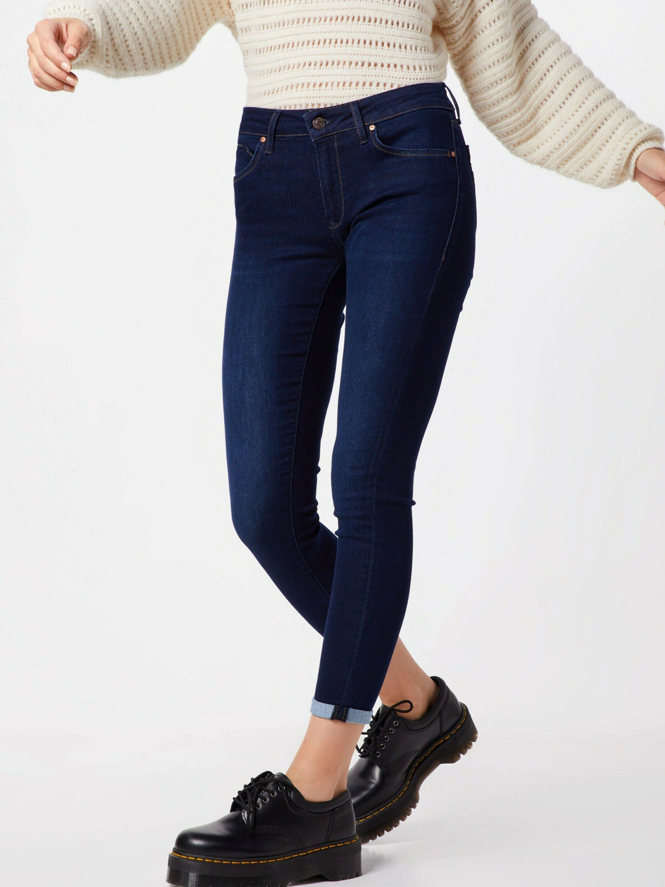 Mavi 7/8-Jeans Lexy (1-tlg) Fransen