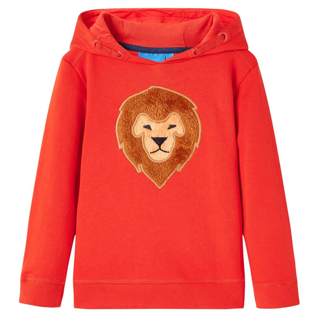 Kapuzenpullover Kinder-Kapuzenpullover Rot 104