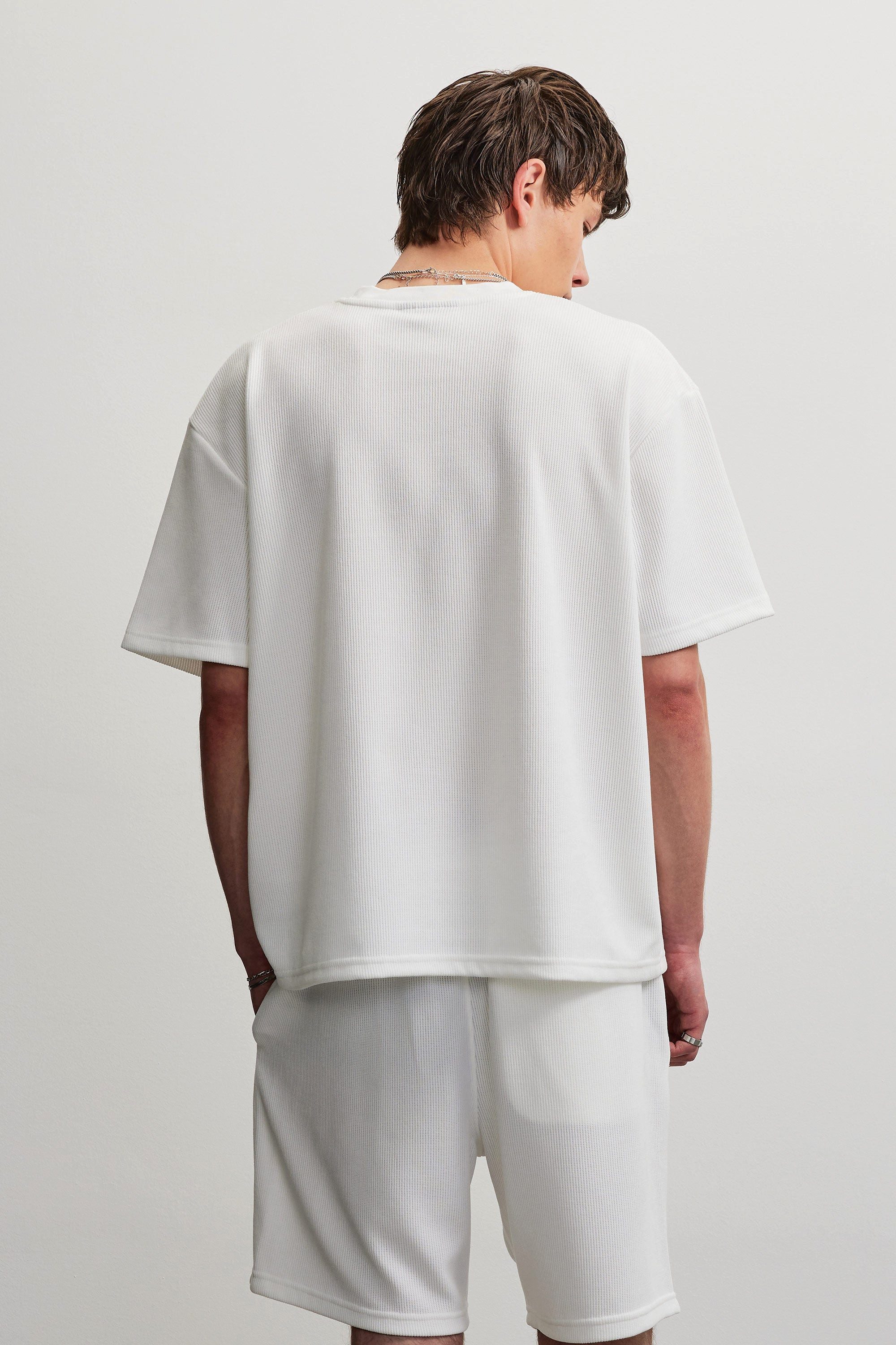 PEGADOR Rundhalsshirt LAGOS OVERSIZED SOFT RIB TEE