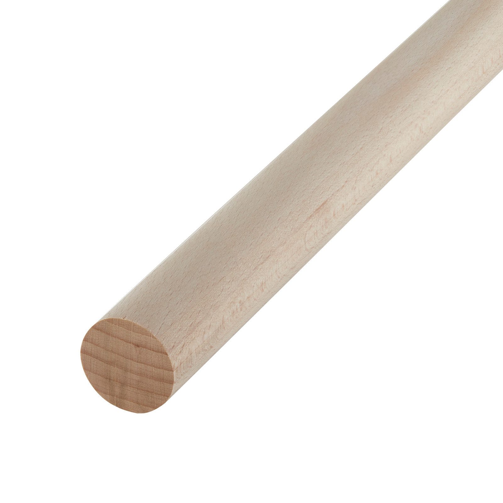 SO-TECH® Kleiderstange Garderobenstange Rundstab Holzstab zum Basteln Ø 30 mm Buche (1 St), Länge: 50 cm