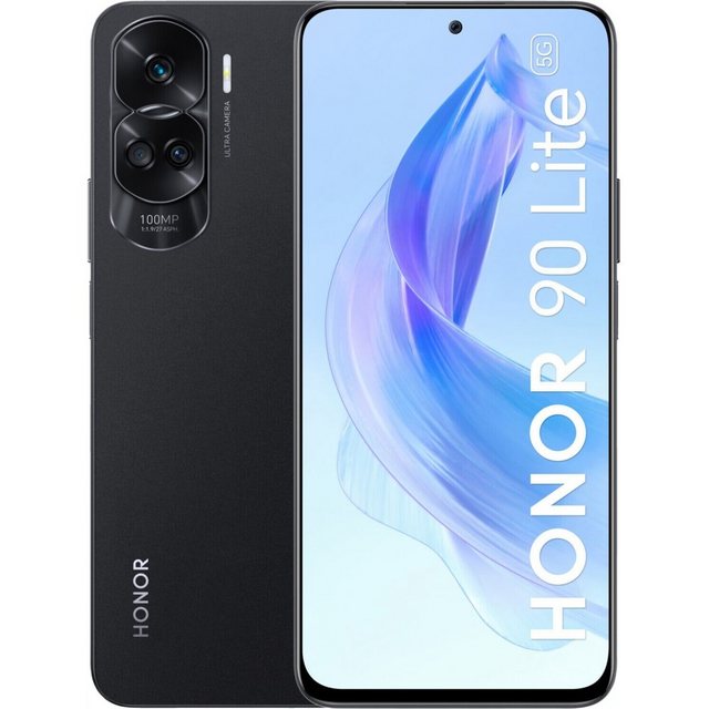 Honor 90 Lite 5G 256 GB / 8 GB - Smartphone - midnight black Smartphone (6,7 Zoll, 256 GB Speicherplatz)