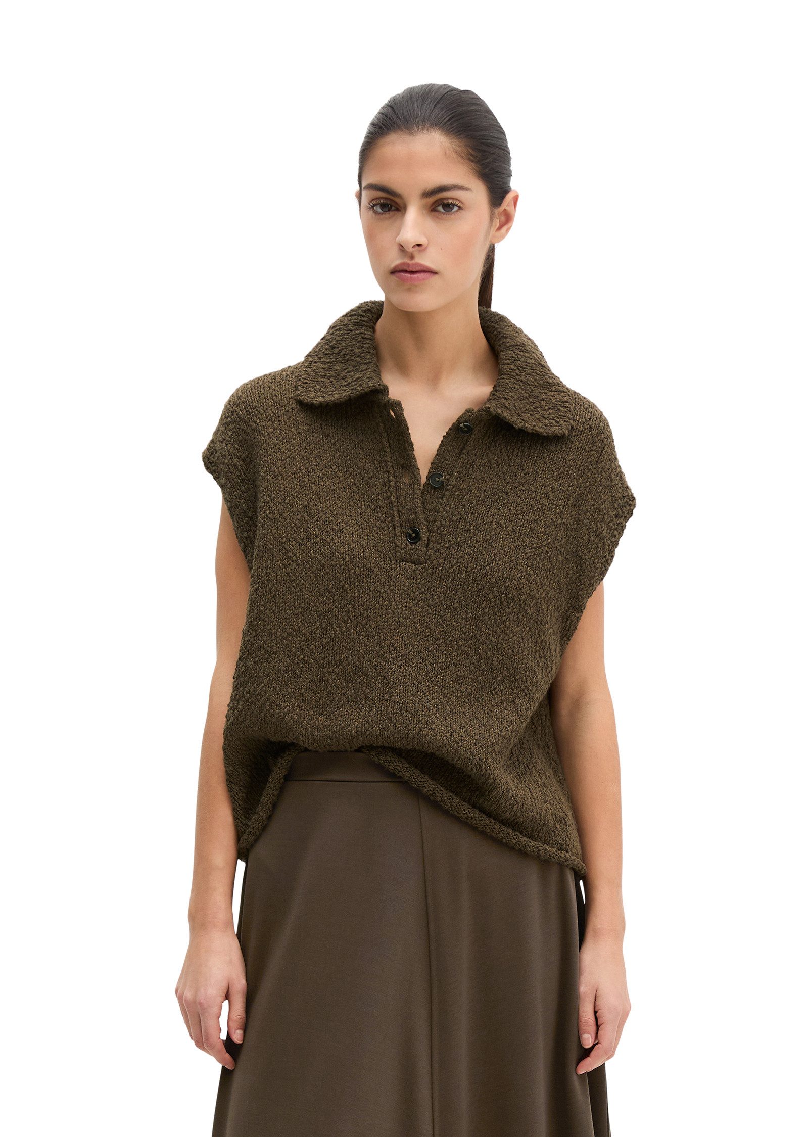 Marc O'Polo Strickpullover aus Organic-Cotton-Mix-Slub