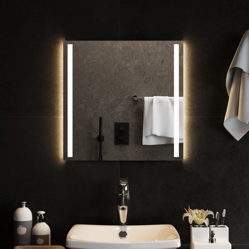 furnicato Wandspiegel LED-Badspiegel 50x50 cm