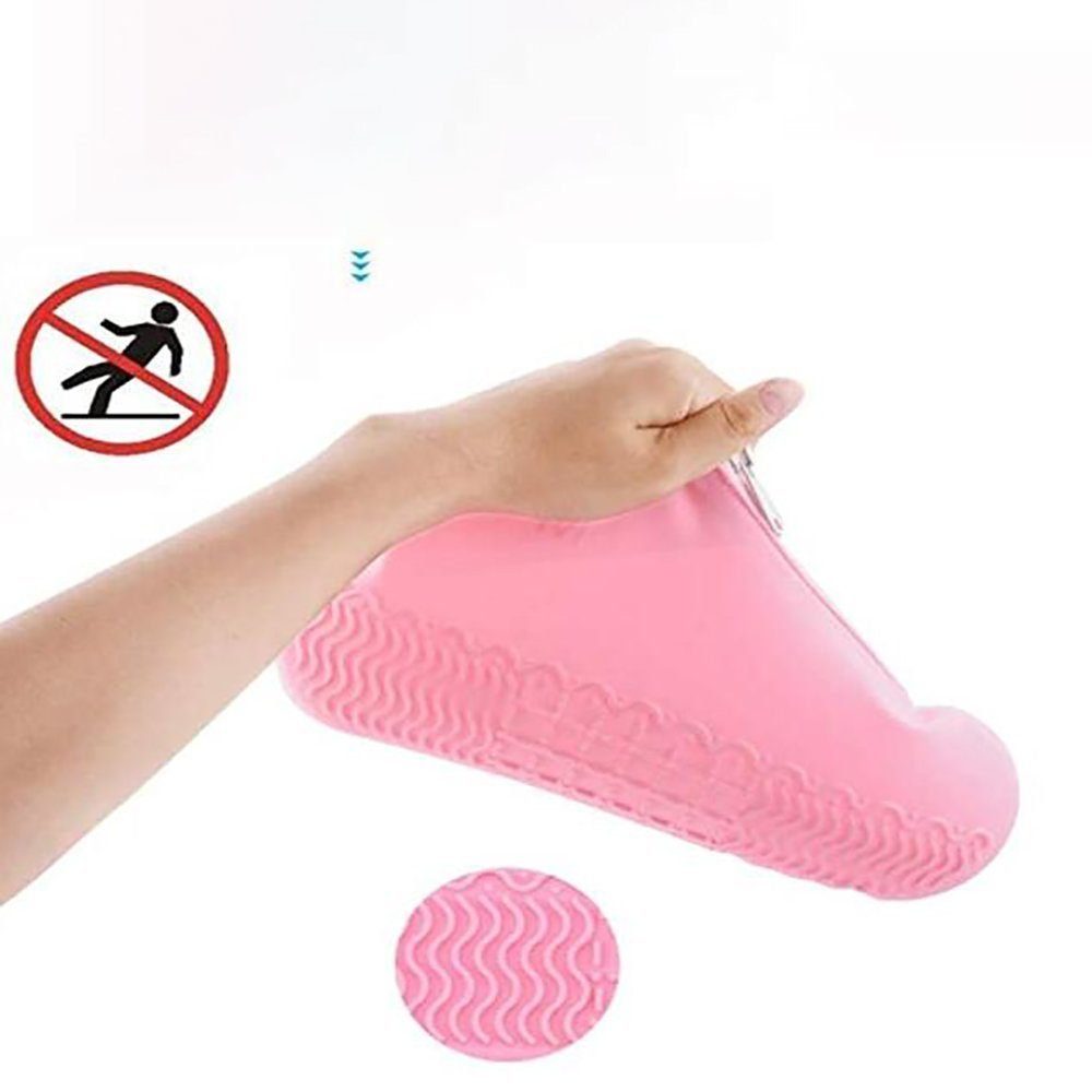 Schuhüberzüge Rosa Wasserdichte wiederverwendet können Schuhüberzieher werden TUABUR