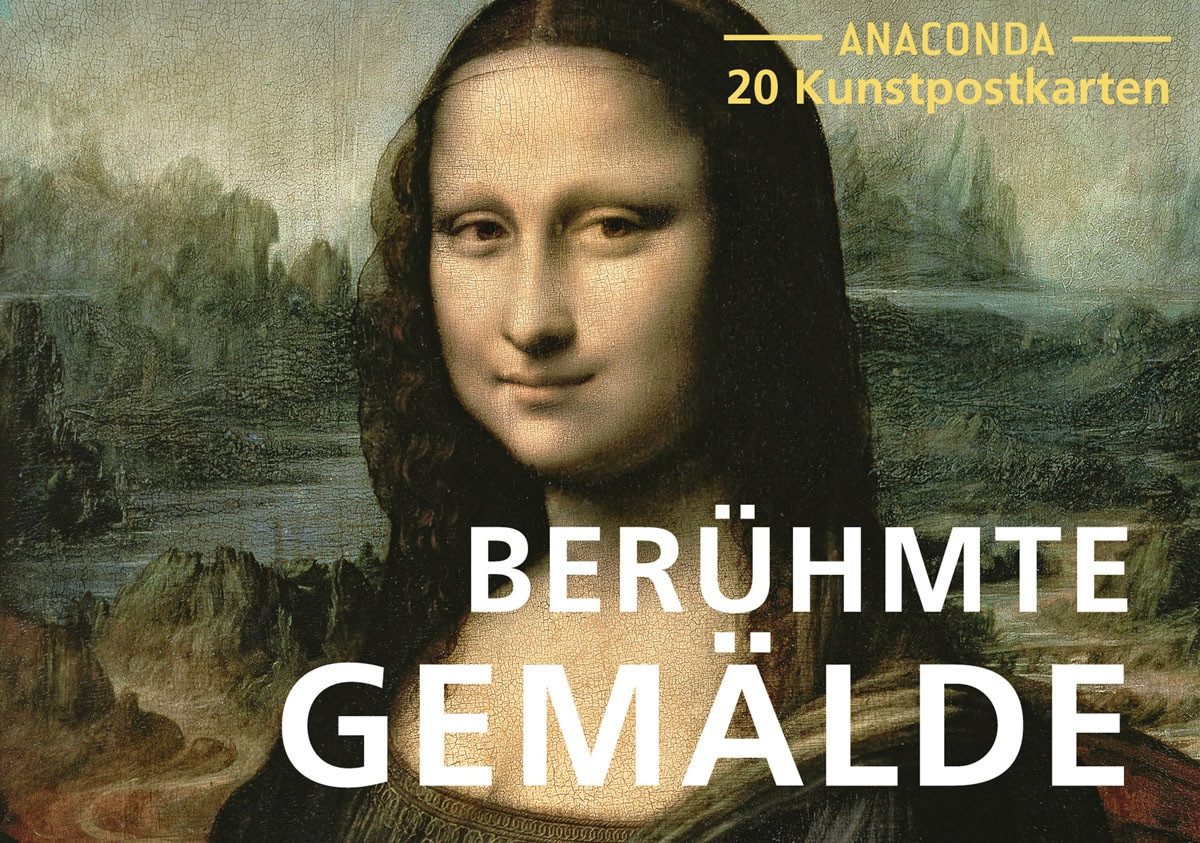 Anaconda Verlag Postkarte Postkarten-Set Berühmte Gemälde: 18 Kunstpostkarten aus hochwertige