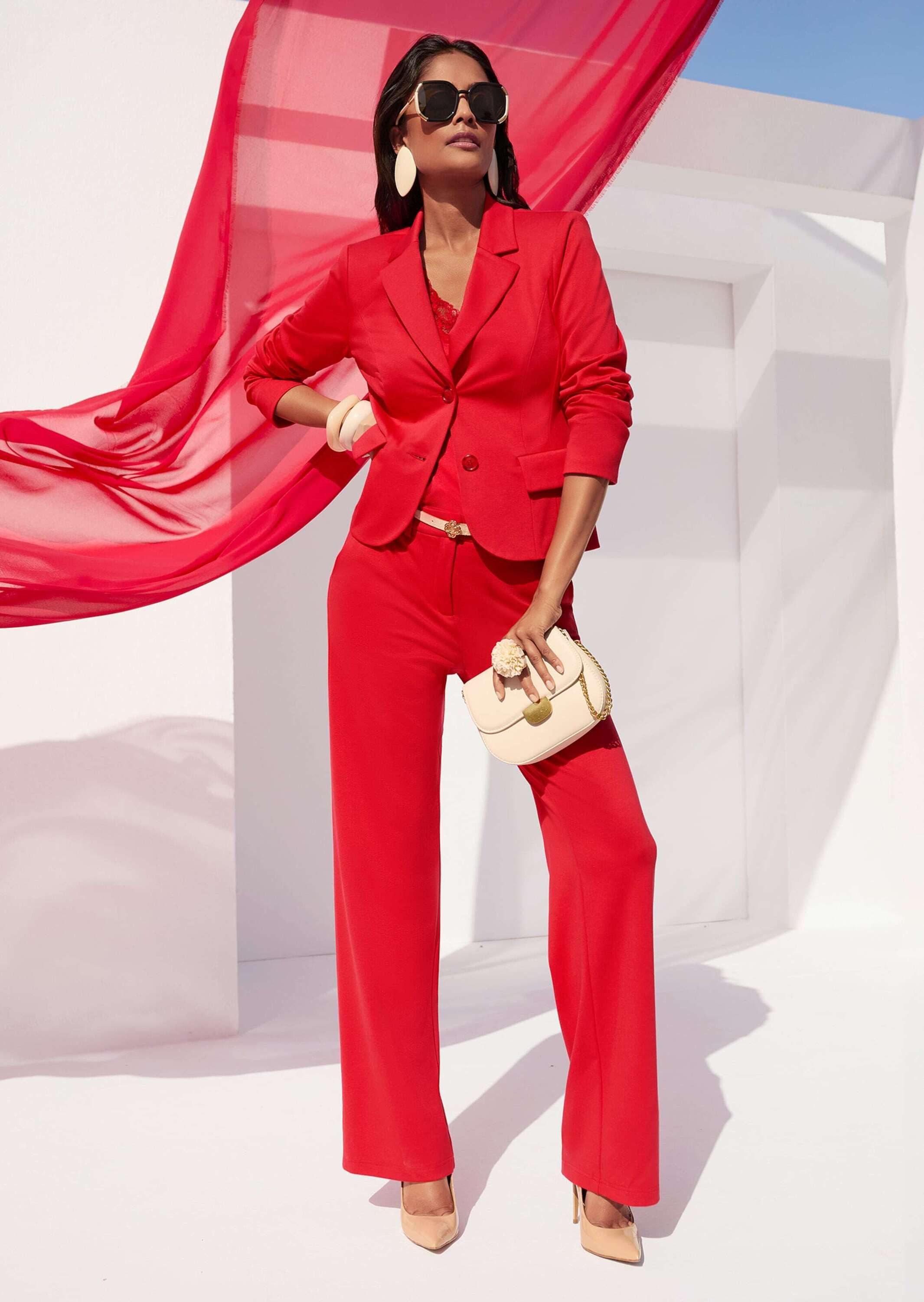 MADELEINE Kurzblazer Kurzer Jersey-Blazer