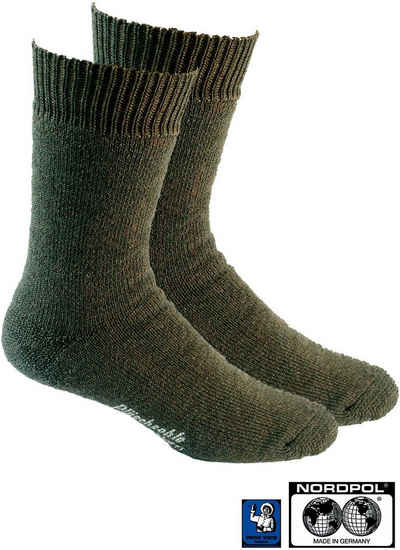 Nordpol Socken Vollplüsch (Set, 2-Paar) grün