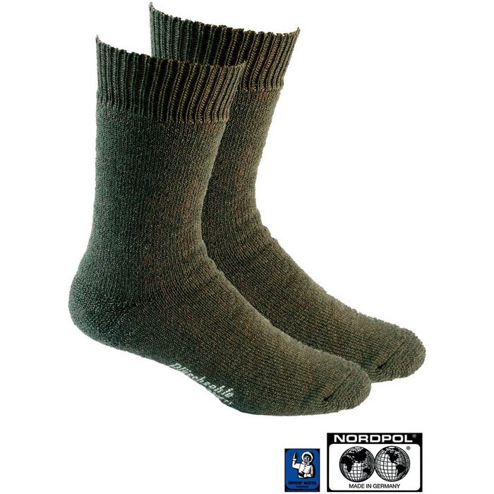 Nordpol Socken Vollplüsch (Set 2-Paar) grün