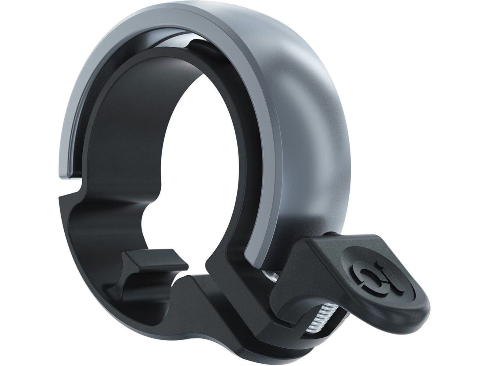 Knog Fahrradklingel Knog OI Classic Large, 23.8 - 31.8 mm, dark grey