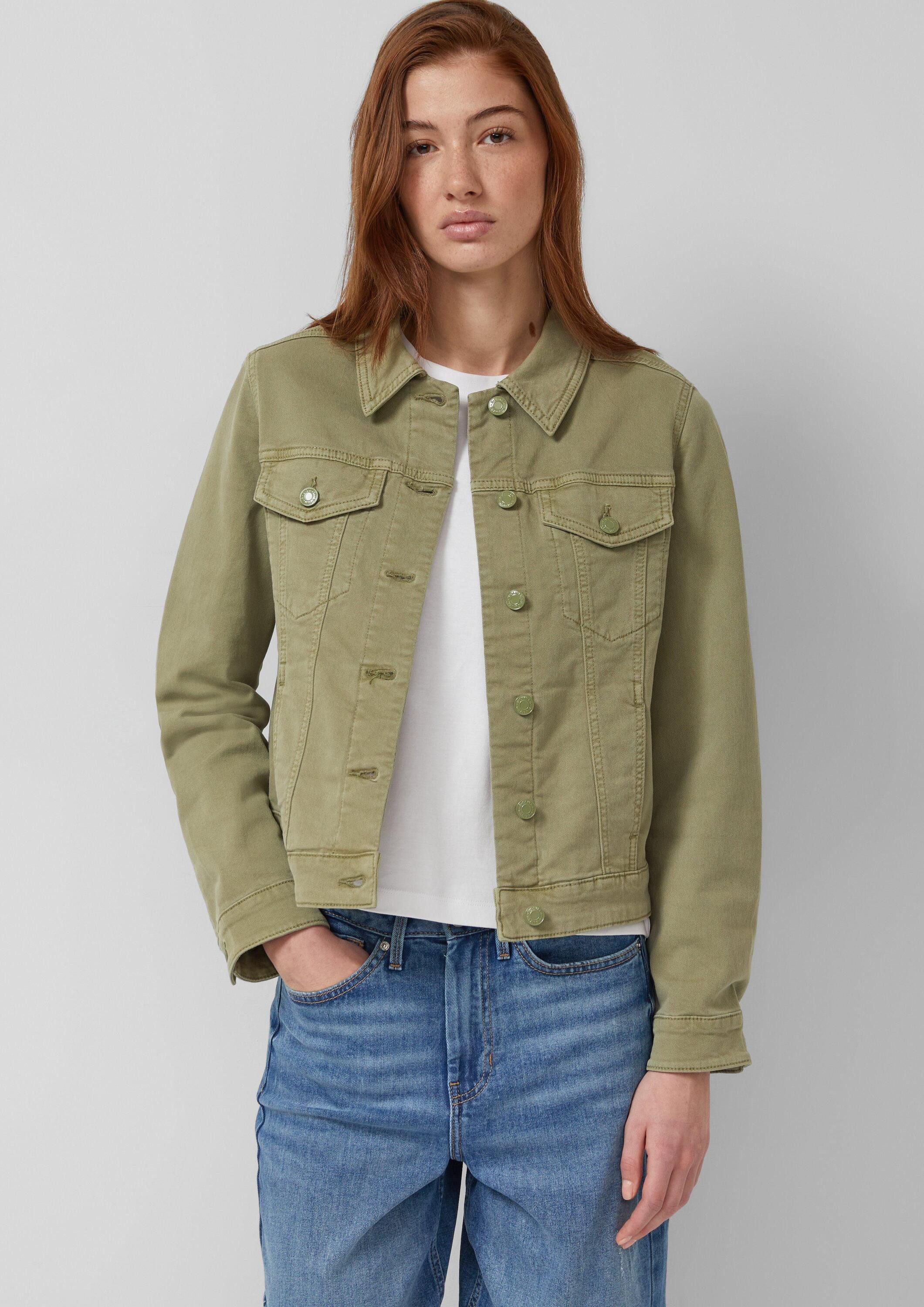 s.Oliver Funktionsjacke Indoor-Jacke Leichte Denim-Jacke