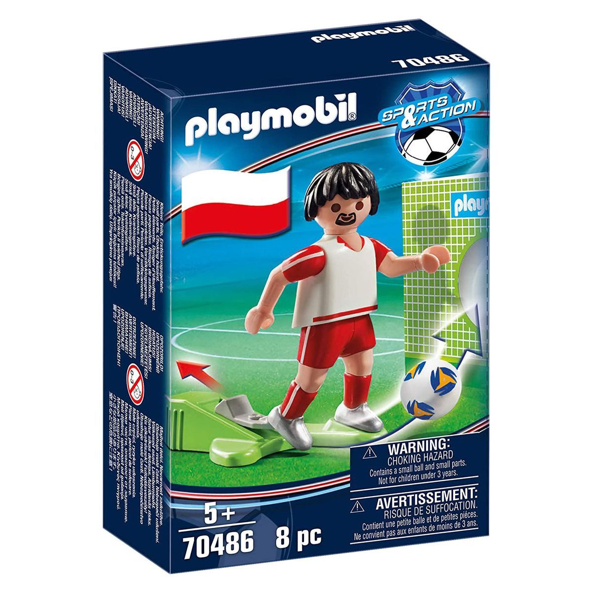 Playmobil® Spielfigur PLAYMOBIL® 70486 - Sports & Action - Spielfigur, Nationalspieler Pole