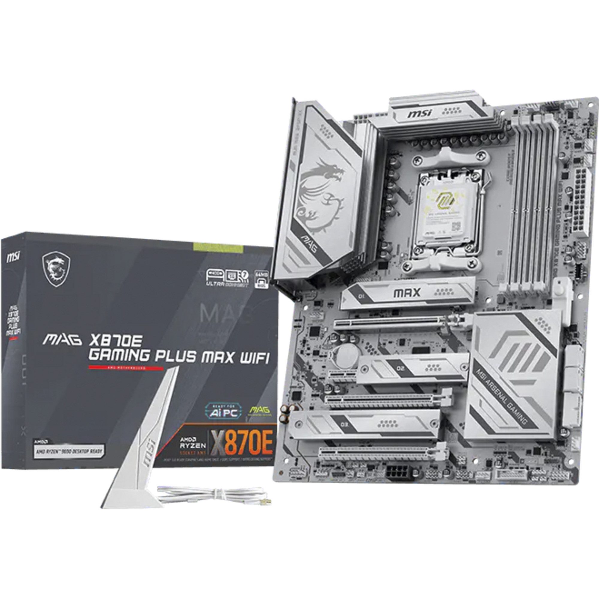 MSI MSI MAG X870E GAMING PLUS MAX WIFI, Mainboard Mainboard Mystic Light