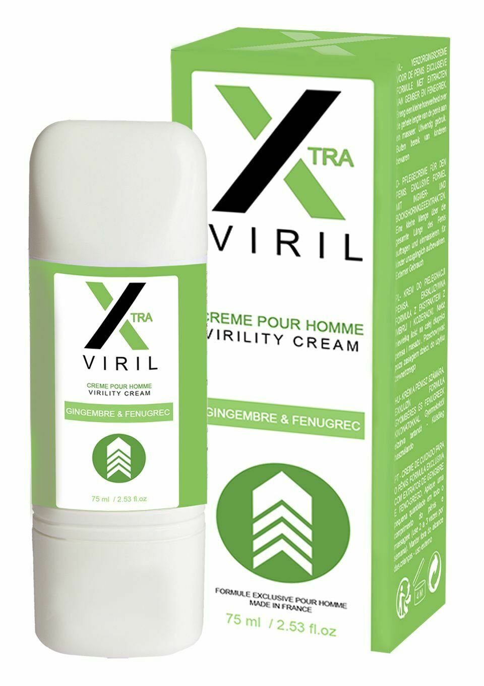 Ruf Stimulationsgel Xtra Viril Peniscreme mit Ingwer- und Bockshornklee-Extrakten | Gleitgele