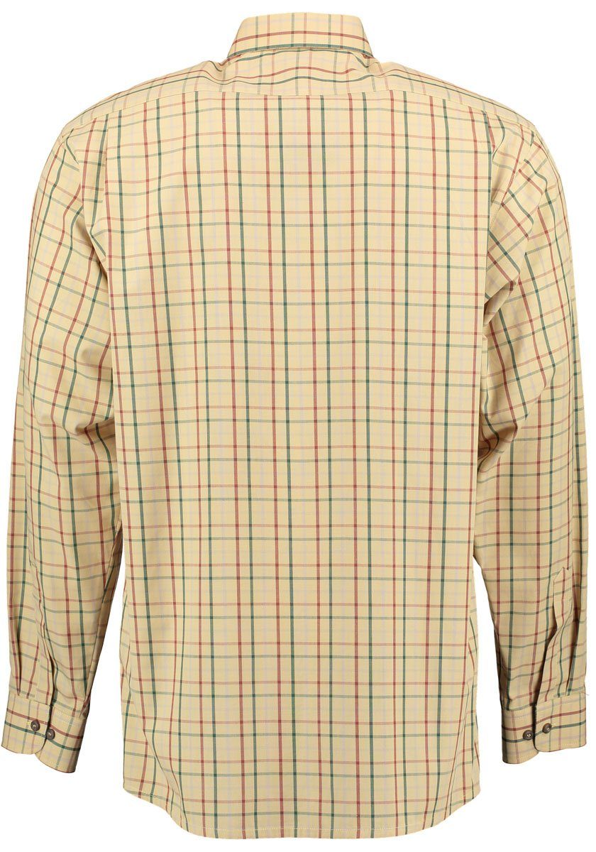 Tom Collins Langarmhemd Ferinu Langarm Freizeithemd mit TC-Stickerei auf der Brusttasche