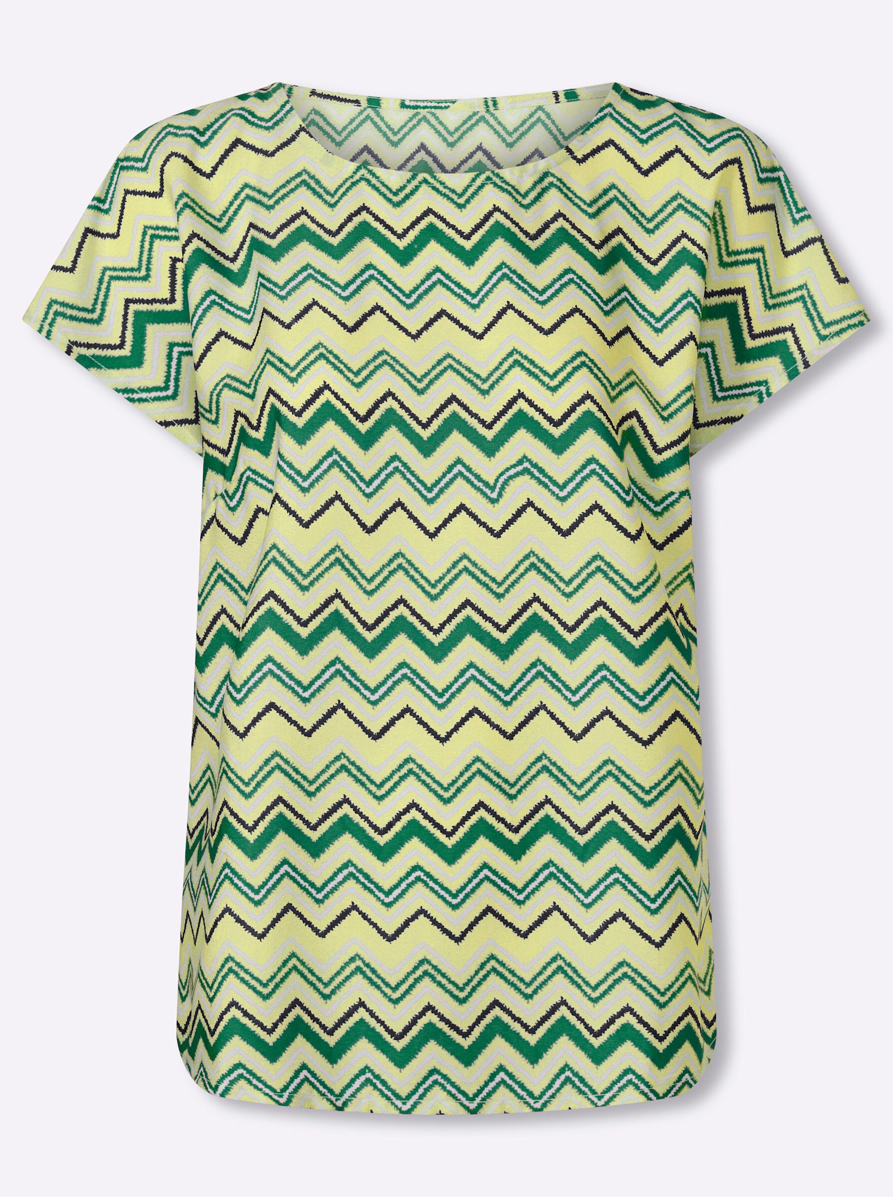 Klassische Bluse Schlupfbluse Kurzarm