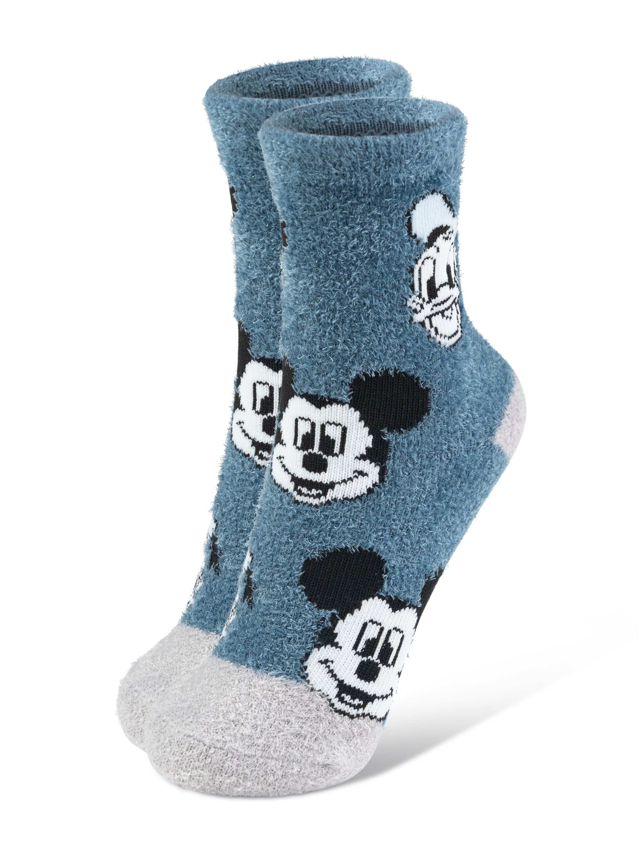 United Labels® Socken Mickey Mouse 3D ABS Kuschelsocken Stoppersocken Socken (2er Pack)