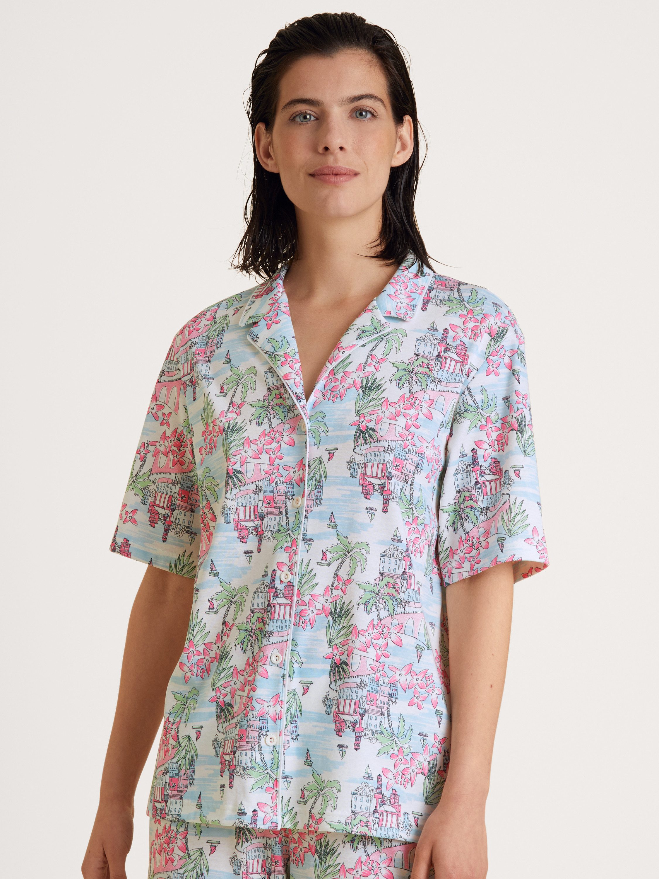 CALIDA Kurzarmshirt Amalfi Journey Damen (1-tlg) günstig online kaufen