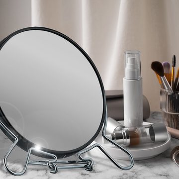 Retoo Kosmetikspiegel Kosmetikspiegel Schminkspiegel Vergrößerung Make-Up Spiegel (Kosmetikspiegel zum Make-up), Vergrößerung: 1x, 2x, Regulierung, Umdrehung um 360 Grad