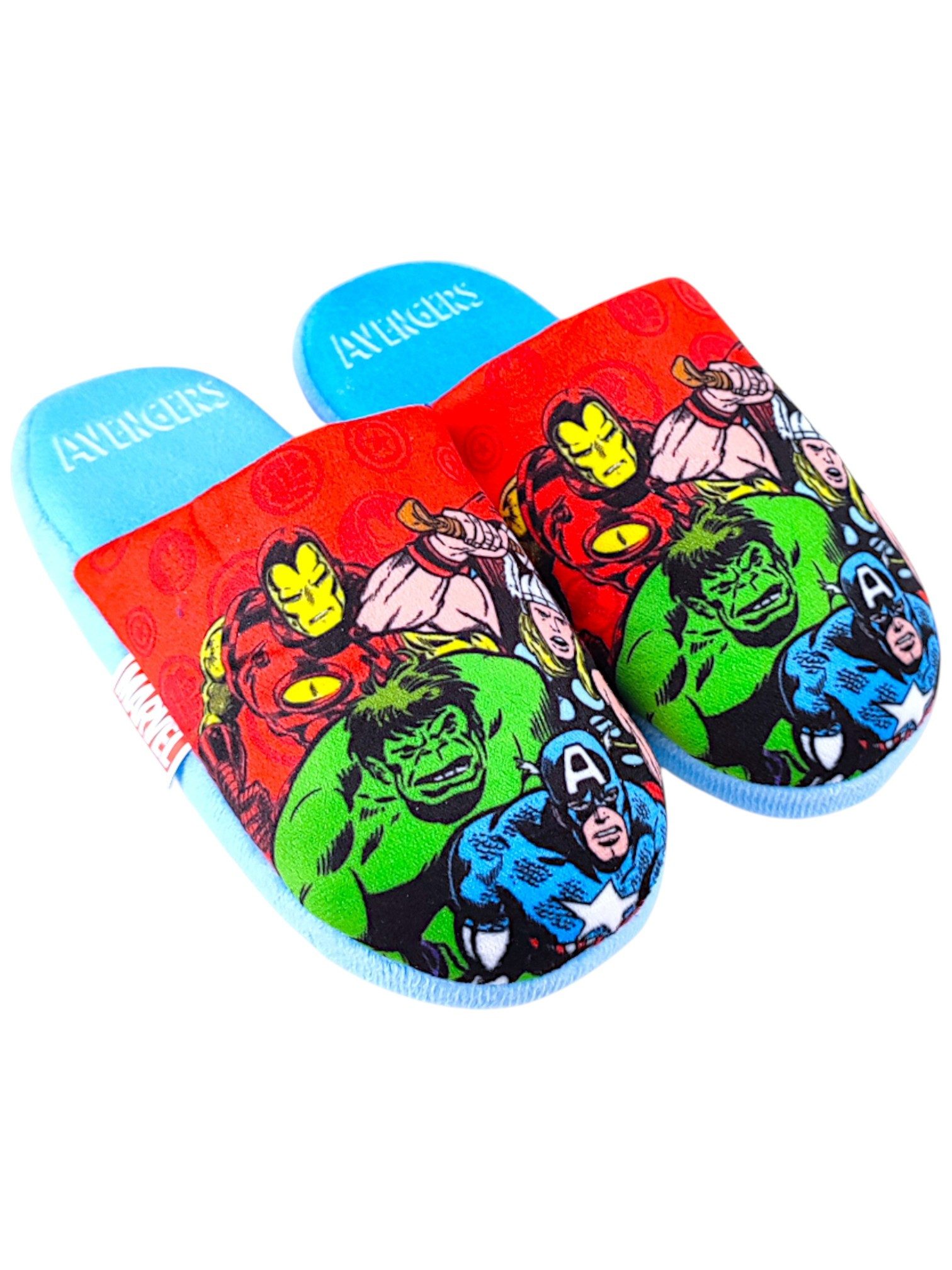 The AVENGERS Marvel Hausschuh Jungen Slipper Pantoffeln Gr. 28-35