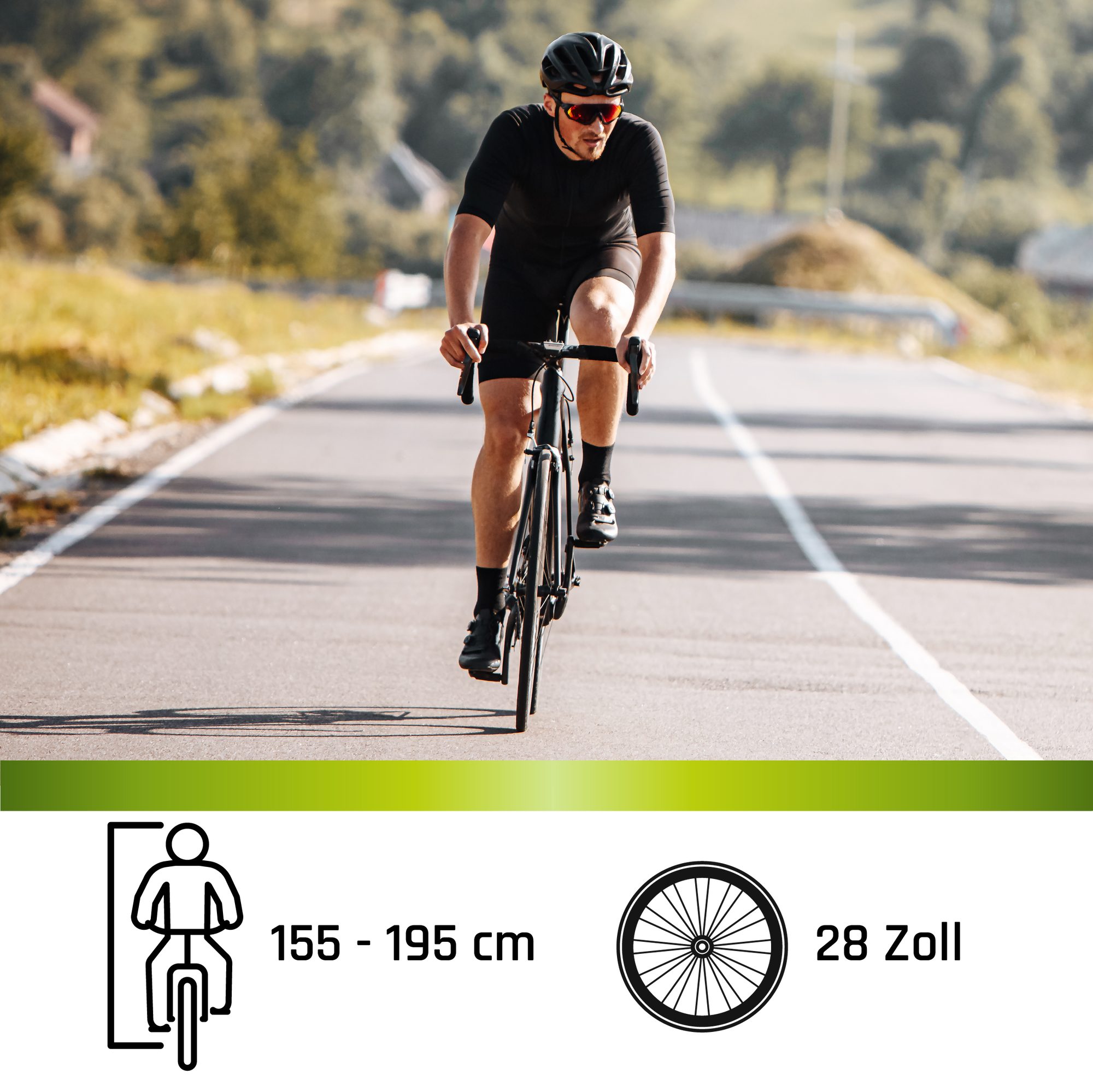 Galano Rennrad Giro D'Italia, 14 Gang, Kettenschaltung, Rennrad für Damen und Herren 155 - 195 cm Fahrrad Road Bike Fitnessrad