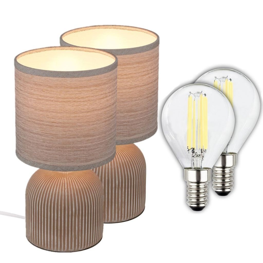 Briloner Leuchten Tischleuchte 7838021B, ohne Leuchtmittel, 2700K - Extra-Warmweiß