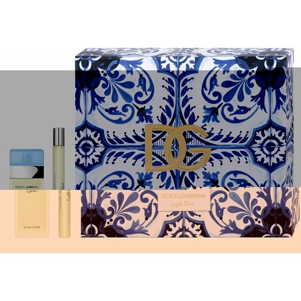 DOLCE & GABBANA Make-up Set Light Blue Geschenkset 25ml EDT Spray + 10ml EDT Spray