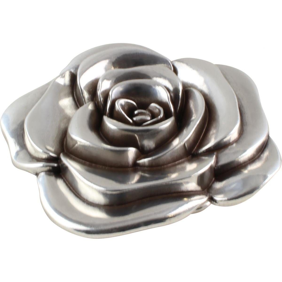 BELTINGER Gürtelschnalle A Rose 4,0 cm - Buckle Wechselschließe Gürtelschließe 40mm - Gürtel bi (1-St) – Bild 2 von 3
