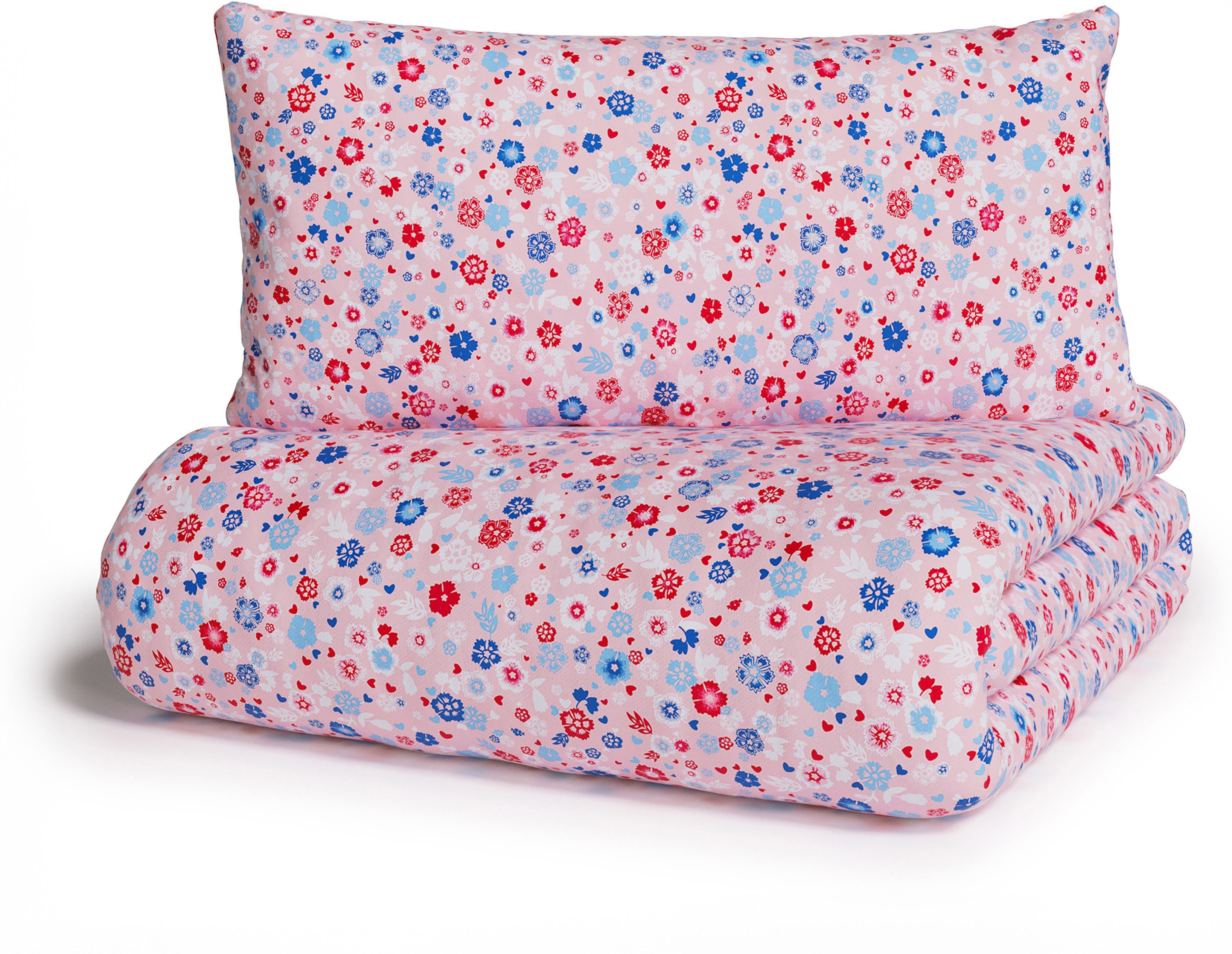 my home Bettwäsche Mariby, Renforcé, 2 teilig, mit feinem Blümchen Design, günstig online kaufen