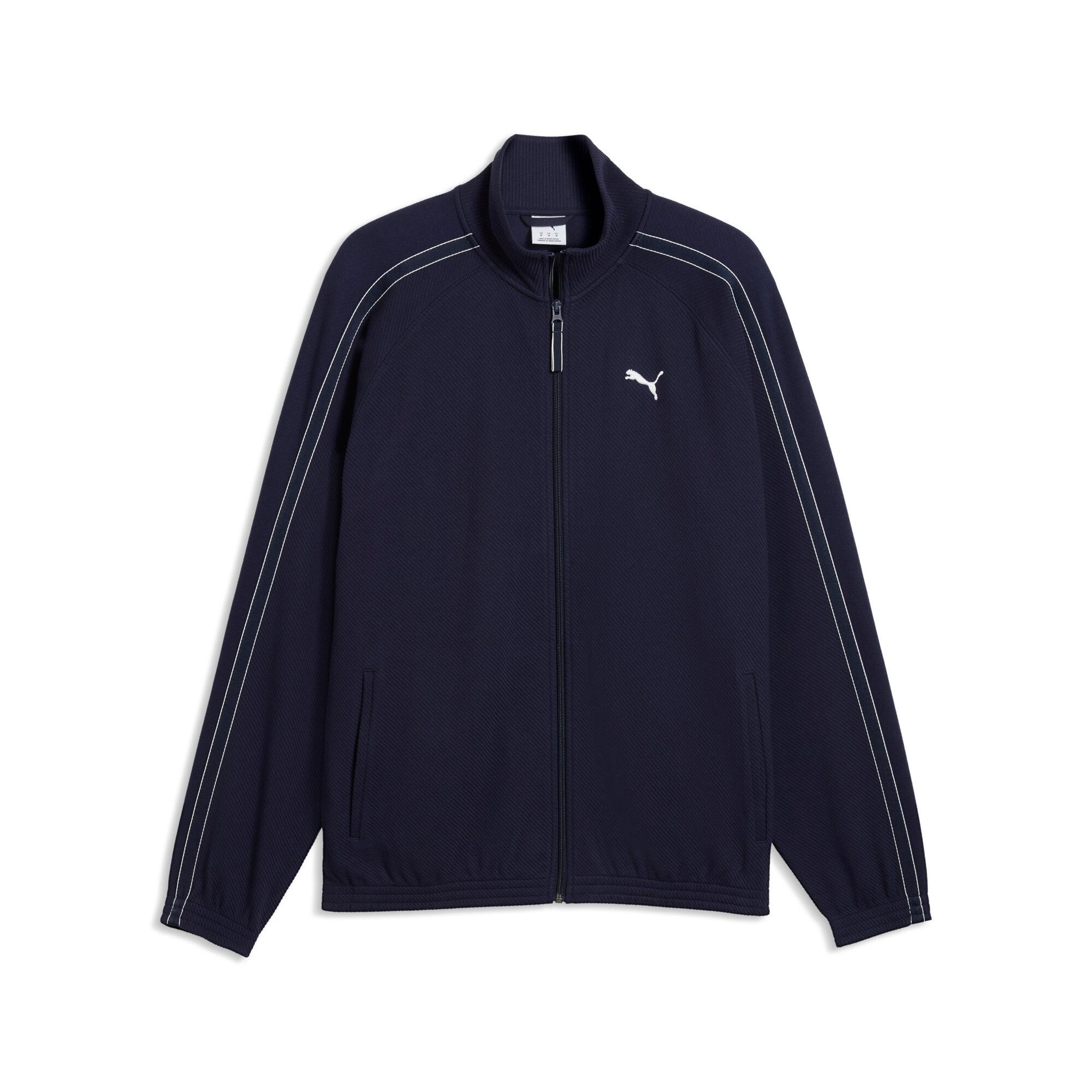 Puma Trainingsjacke CLASS RELAXED MATERIAL TRACK JACKET mit Stehkragen, unifarbenes Design, Relaxed Fit, Ansicht 1