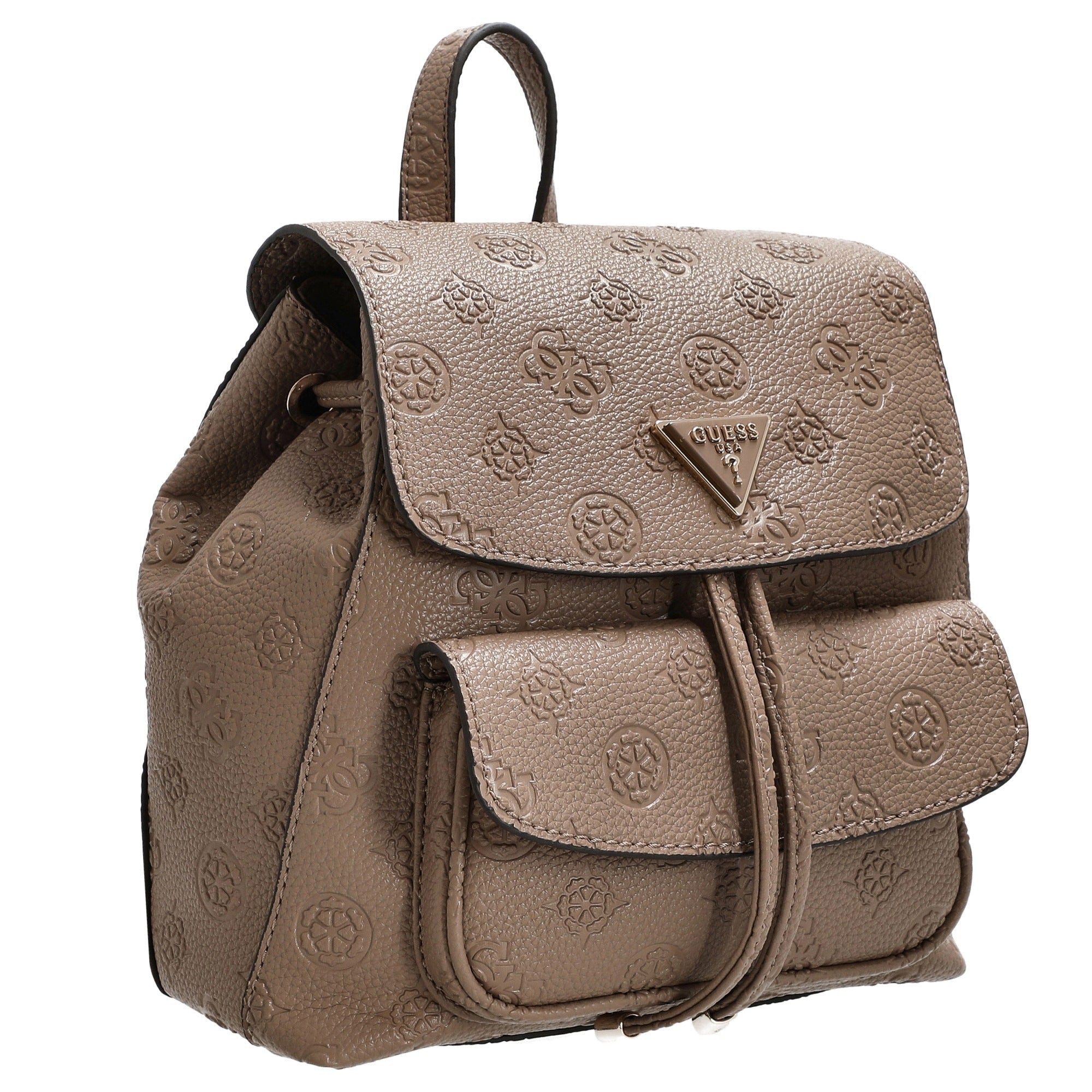 Guess Freizeitrucksack Cresidia II SML - Rucksack (dark taupe logo)