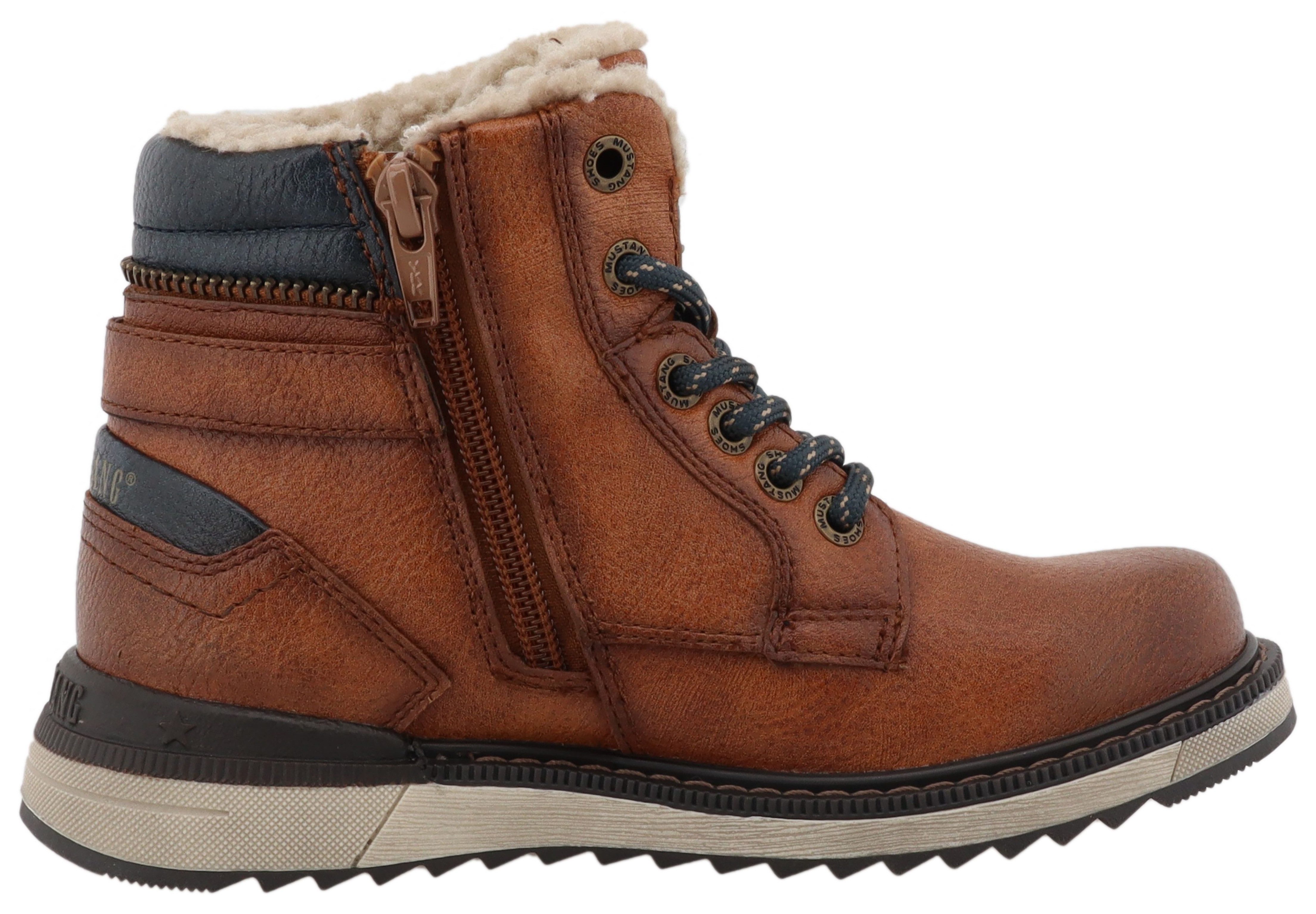 Mustang Shoes Donato Winterboots Schnürboots, Outdoorboots mit TEX-Membrane